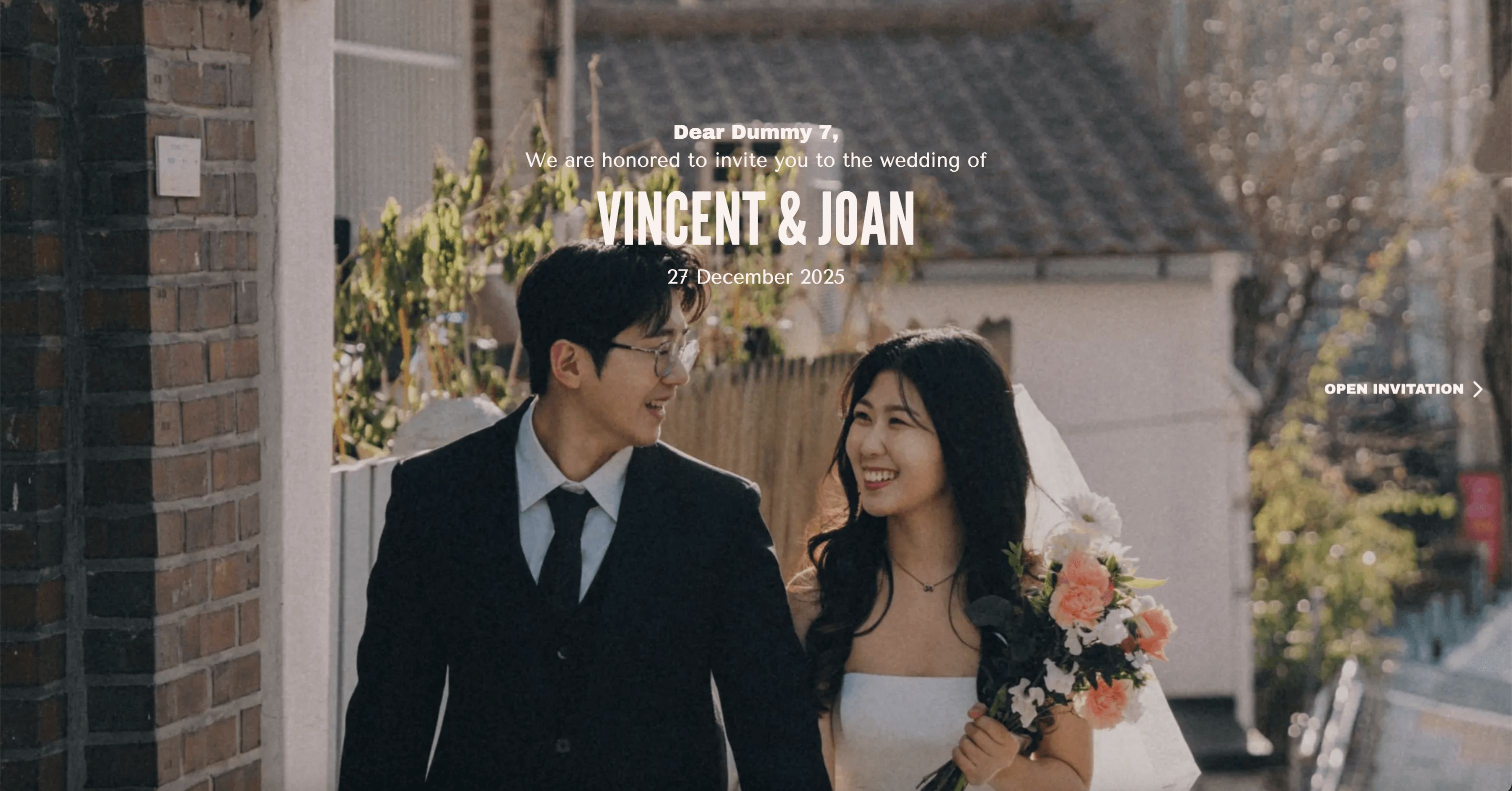 The Wedding of Vincent & Joan